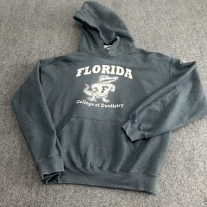University Of Florida College Of Dentistry‎ Hoodie Sweatshirt  Medium Blue